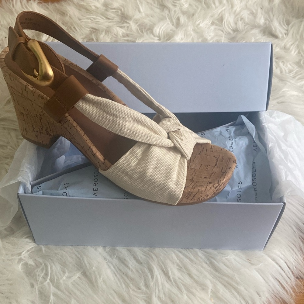 Aerosoles Miki Cork-soled Summer Heels